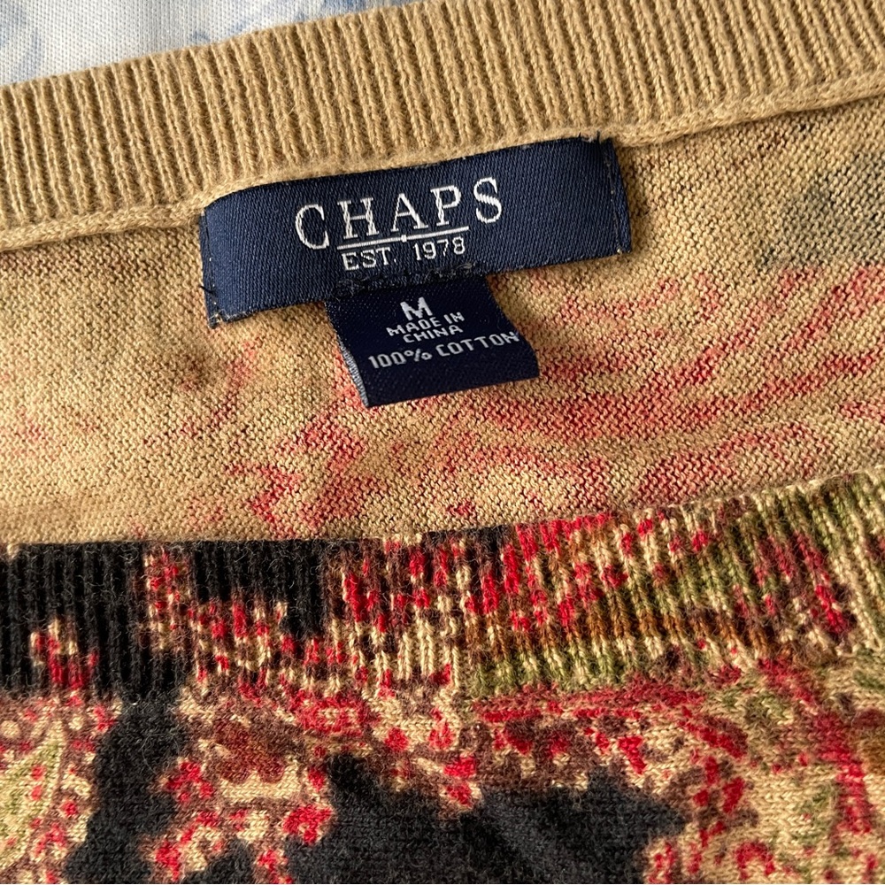 Mixed Print Patchwork Chaps Ralph Lauren Medium Y… - image 4